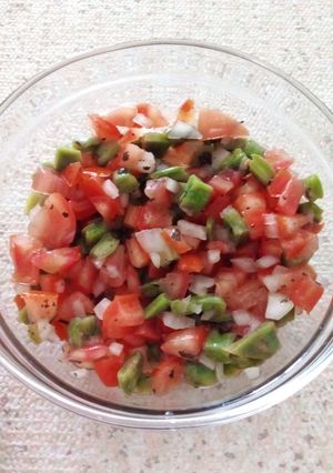 Una foto de Ensalada a la mexicana