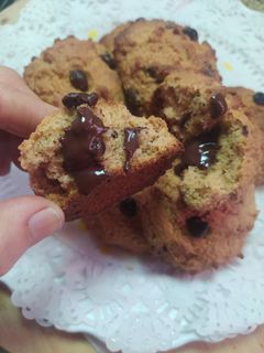 Una foto de Cookies De Dulce De Leche Y Chocolate Tipo Levain Bakery