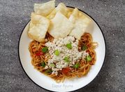 Gambar mie gacoan toping ayam