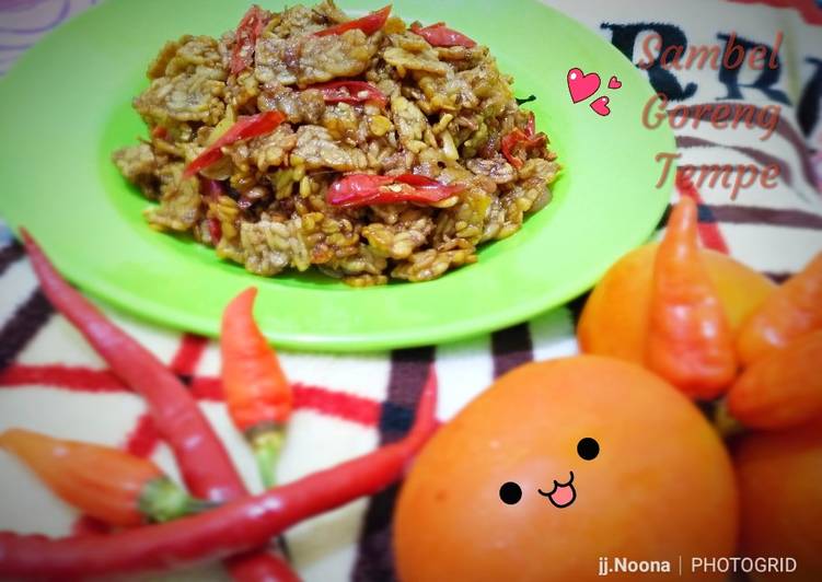 Resep Sambel Goreng Tempe / Orek Tempe, Bisa Manjain Lidah