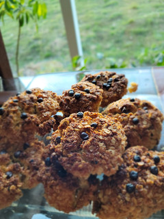 Una foto de Galletas de avena con chips de chocolate