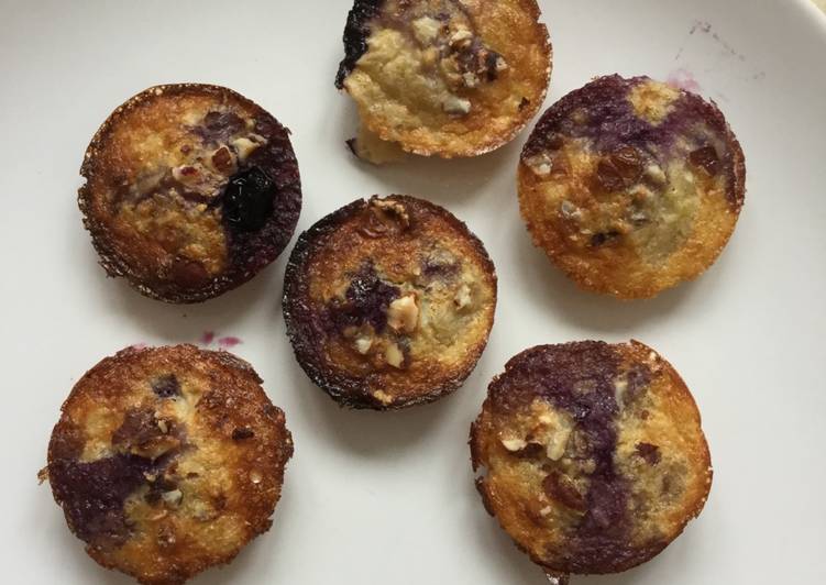 Recipe of Any-night-of-the-week Mini breakfast muffins, only 3 ingredients &amp; no flour!!