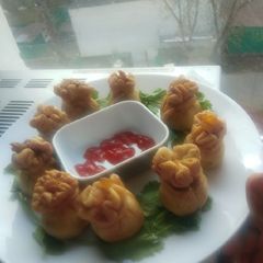 Dry fruits samosa A picture of Dry fruits samosa.