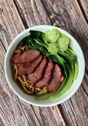 Hình của món Mì lườn ngỗng.