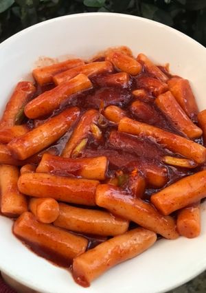 Foto resep Tteokbokki Saos Gochujang🇰🇷