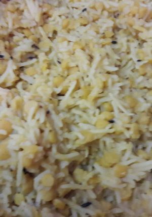 A picture of Chana Dal Pulao.