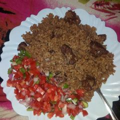 A picture of Beef pilau.