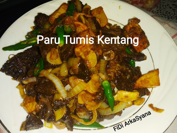 Anti Ribet, Memasak Paru Tumis Kentang Bunda Pasti Bisa