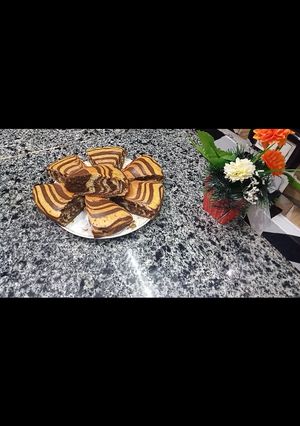 صورة لوصفة كيك تايجر اللذيذ،🥧🥧🍫