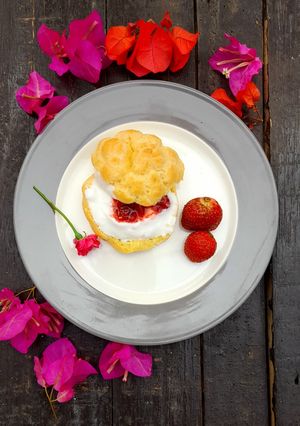 Foto resep Soes Strawberry