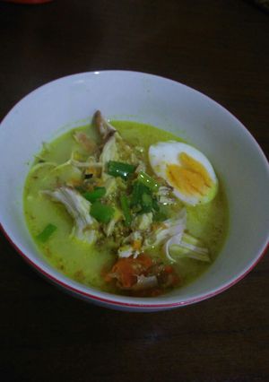 Foto resep Soto ayam santan