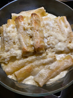 Una foto de Canelones de merluza