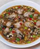 蚵仔.豆瓣.蒜蓉.鮮蚵  家常菜