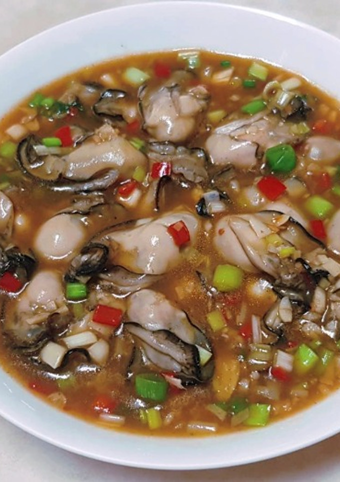 蚵仔.豆瓣.蒜蓉.鮮蚵  家常菜 的食譜成品照片
