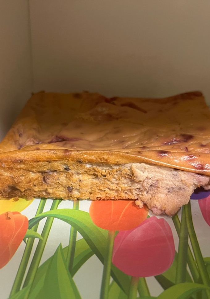 Una foto de Kuchen de frambuesa rápido y fácil