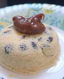 Postre de coco sin azúcar ni harina y al microondas