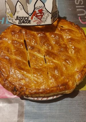 Une photo de Galette frangipane sans beurre à la confiture