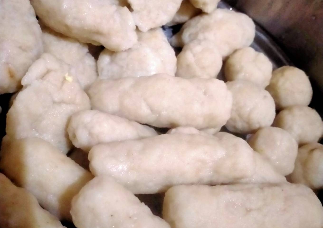 Pempek ikan tenggiri + ikan kakap