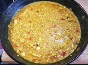Una foto de arroz con boletus