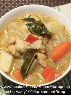 泰式綠咖哩冬粉雞 的食譜成品照片