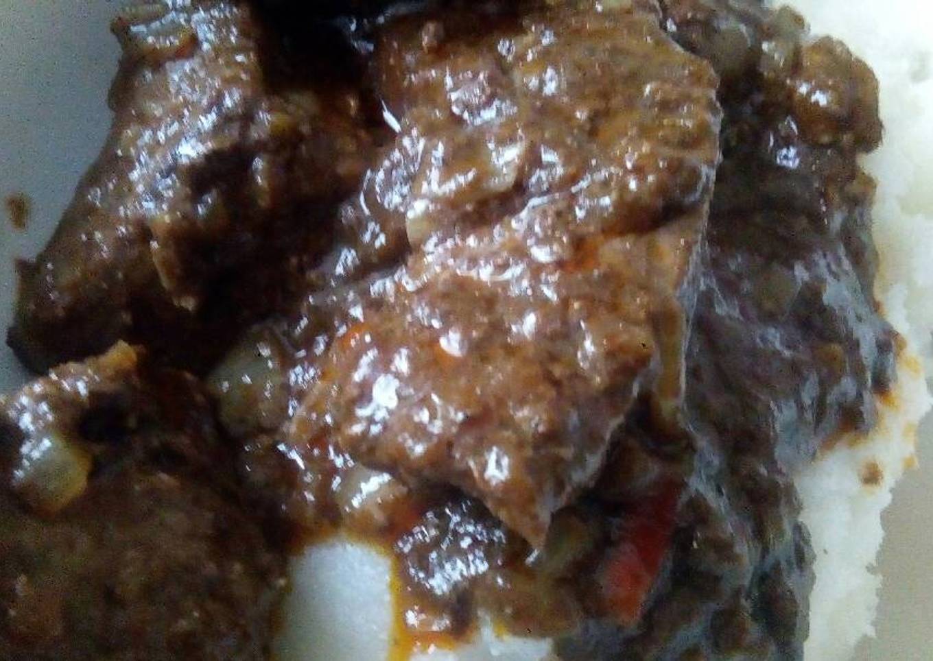 Beef liver with pepper