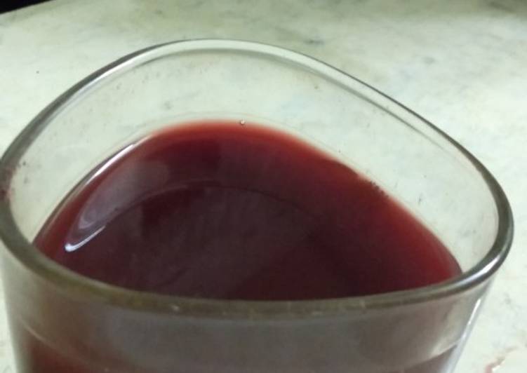 Carrots and beetroot juice