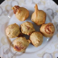 A picture of Kela vada (Jain recipe).