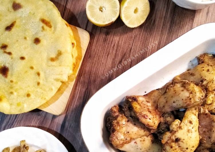 Langkah Mudah untuk Membuat So So Simple Chicken Shawarma Platter yang Enak Banget