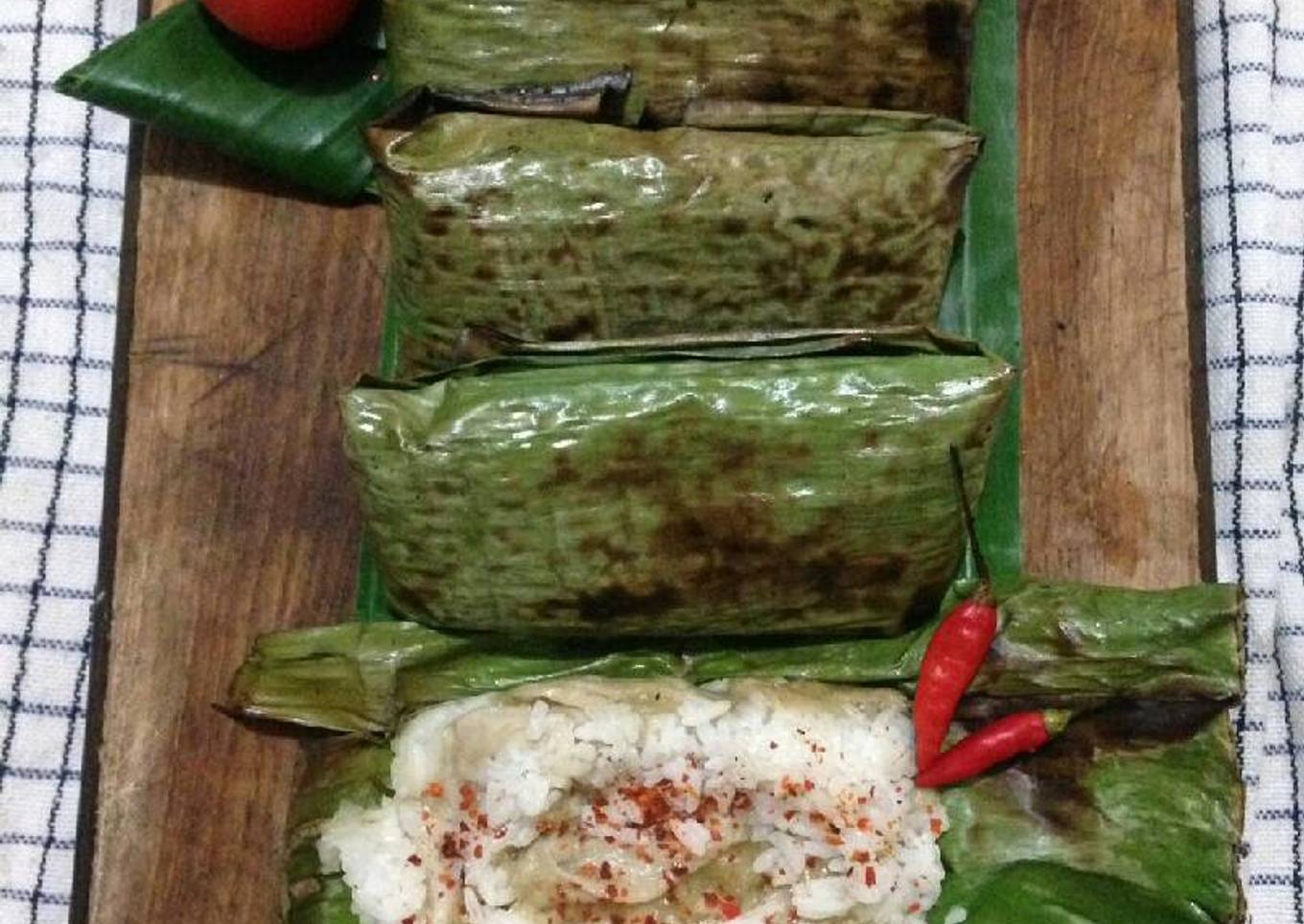 "Sego Njamur Mbakar"(Nasi Jamur Bakar Vegan)