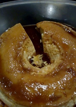 Una foto de Flan sin horno