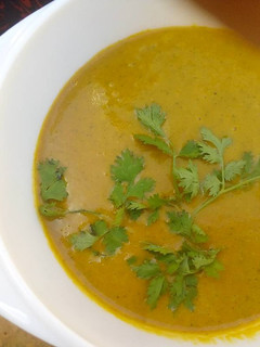 A picture of Butternut soup.