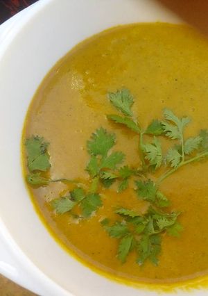 A picture of Butternut soup.