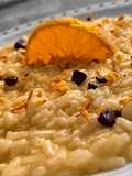 Risotto all’arancia, cannella e gocce di cioccolato fondente 🍊🍫