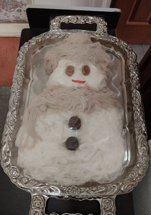 عکسی از دستور تزیین پشمک⛄