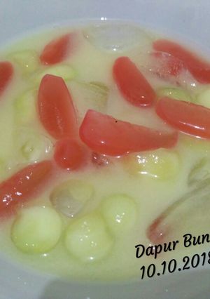 Foto resep Es Melon Yakult