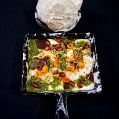 A picture of Steamed Dahi Vada.