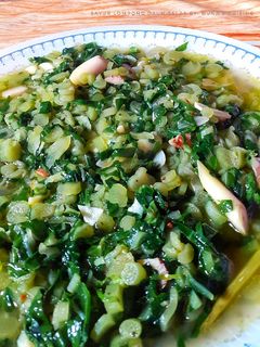 Foto resep Oseng Sayur Lompong Daun Talas