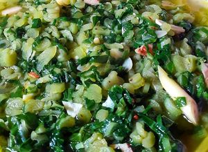 Foto resep Oseng Sayur Lompong Daun Talas