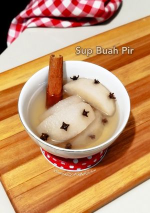Foto resep Sup Buah Pir (obat batuk pilek)
