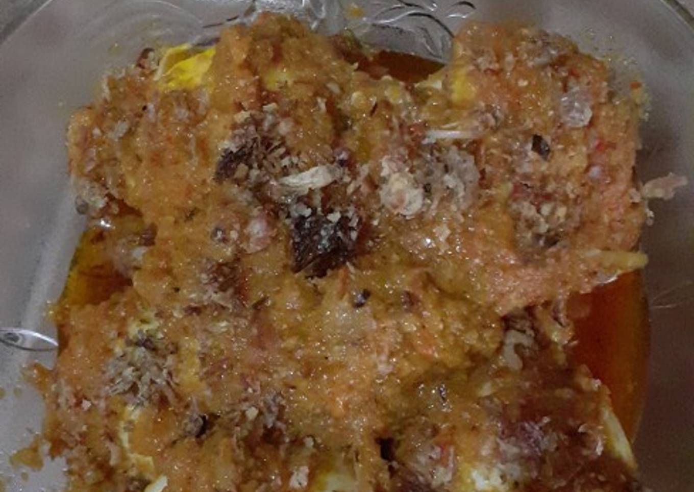 Tahu telor rica rica