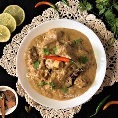 A picture of Mutton Rezala.