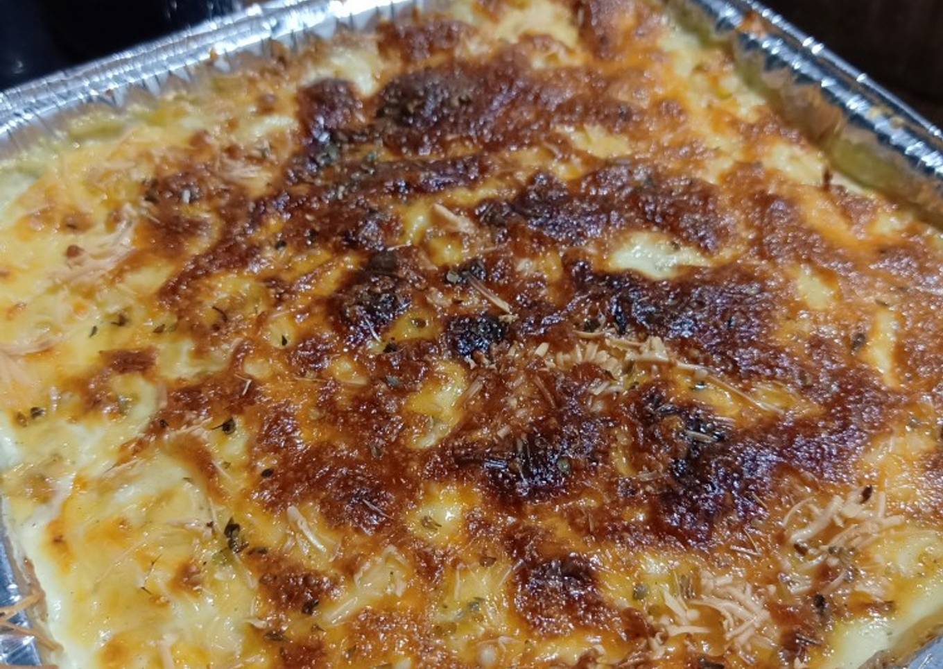 Cheesy macaroni schootel