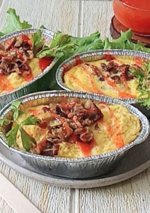 Foto resep Telur Bihun Kukus