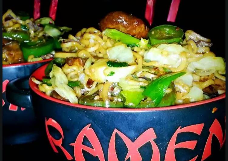 Recipe of Favorite Mike&#39;s Pan Fried Ramen Noodles