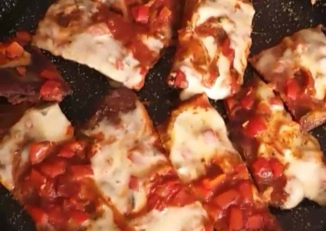 Matambre a la pizza con batatas al rescoldo