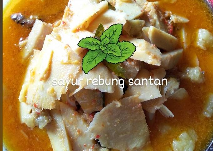 Cara Membuat Sayur Rebung Santan Ekonomis