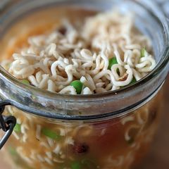 A picture of Instant Noodles (homemade pot noodle).