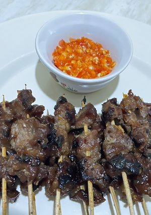 Foto resep Sate sapi teflon