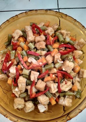 Foto resep Tumis sayur warna warni
