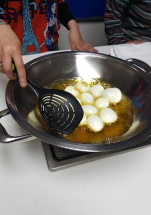 A picture of Soft-Boiled Eggs Without Water.